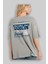 Dublin Arka Baskılı Gri Oversize T-Shirt Unisex Erkek Kadın Bisiklet Yaka 3