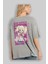 Alice Cartelet 12 Anime Arka Baskılı Gri Oversize T-Shirt %100 Pamuk Erkek Kadın 3