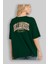 Billionaire Arka Baskılı Zümrüt Yeşili Oversize T-Shirt Unisex Erkek Kadın Bisiklet Yaka 4