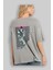 Hisoka Morow 2 2 Anime Arka Baskılı Gri Oversize T-Shirt %100 Pamuk Erkek Kadın 3
