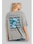 Nobody Understand Arka Baskılı Gri Oversize T-Shirt Unisex Erkek Kadın Bisiklet Yaka 3