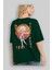 Alice Cartelet 15 Anime Arka Baskılı Zümrüt Yeşili Oversize T-Shirt Pamuk Erkek Kadın 4