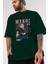 Mako Mankanshoku 2 Anime Ön Baskılı Zümrüt Yeşili Oversize T-Shirt Erkek Kadın 3
