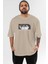 Wen-Li Yang 1 Anime Ön Baskılı Bej Oversize T-Shirt Erkek Kadın 1