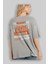 Busan Arka Baskılı Gri Oversize T-Shirt Unisex Erkek Kadın Bisiklet Yaka 3