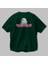 Youth Has No Age Arka Baskılı Zümrüt Yeşili Oversize T-Shirt Erkek Kadın Bisiklet Yaka 3