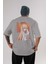 Umaru Doma 5 Anime Arka Baskılı Gri Oversize T-Shirt %100 Pamuk Erkek Kadın 1
