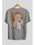 Umaru Doma 5 Anime Arka Baskılı Gri Oversize T-Shirt %100 Pamuk Erkek Kadın 2