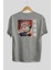 Sukuna Ryoumen 4 Anime Arka Baskılı Gri Oversize T-Shirt %100 Pamuk Erkek Kadın 2