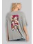 Super Novas One Piece Anime Arka Baskılı Gri Oversize T-Shirt %100 Pamuk Erkek Kadın 3