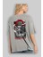 Shısuı Uchıha Naruto Anime Arka Baskılı Gri Oversize T-Shirt %100 Pamuk Erkek Kadın 3
