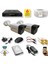 2 Kameralı Set - Hareket Algılayan Gece Görüşlü 5 MP Sony Lensli FullHD Güvenlik Kamerası Seti 5136-9004 1