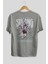Carrot Sulong Anime Arka Baskılı Gri Oversize T-Shirt %100 Pamuk Erkek Kadın 2