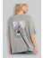 Carrot Sulong Anime Arka Baskılı Gri Oversize T-Shirt %100 Pamuk Erkek Kadın 3
