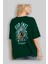Eneru Anime Arka Baskılı Zümrüt Yeşili Oversize T-Shirt Pamuk Erkek Kadın 4