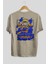 Naruto Uzumaki Anime Arka Baskılı Bej Oversize T-Shirt %100 Pamuk Erkek Kadın 2