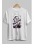 Monkey D. Luffy Gear5 Anime Ön Baskılı Beyaz Oversize T-Shirt Erkek Kadın 2