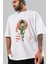Gon Freecss Hunter x Hunter 2 Anime Ön Baskılı Beyaz Oversize T-Shirt Erkek Kadın 3