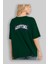 Good Time Arka Baskılı Zümrüt Yeşili Oversize T-Shirt Unisex Erkek Kadın Bisiklet Yaka 4