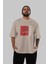 Sukuna Ryoumen 3 Anime Ön Baskılı Bej Oversize T-Shirt Erkek Kadın 4