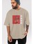 Sukuna Ryoumen 3 Anime Ön Baskılı Bej Oversize T-Shirt Erkek Kadın 5