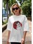 Dragon Ball Anime Ön Baskılı Beyaz Oversize T-Shirt Erkek Kadın 5