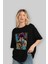 Dragonball Vegetahakaishin Anime Ön Baskılı Siyah Oversize T-Shirt Erkek Kadın 4