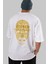 Breaking Bad Arka Baskılı Beyaz Oversize T-Shirt Erkek Kadın Bisiklet Yaka 4
