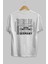 Berlin Arka Baskılı Beyaz Oversize T-Shirt Erkek Kadın Bisiklet Yaka 2