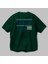 Dublin Arka Baskılı Zümrüt Yeşili Oversize T-Shirt Unisex Erkek Kadın Bisiklet Yaka 3