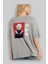 Toge Inumaki Anime Arka Baskılı Gri Oversize T-Shirt %100 Pamuk Erkek Kadın 3