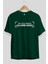 Ya Solarsa Güllerim Sensiz Ön Baskılı Zümrüt Yeşili Oversize T-Shirt Erkek Kadın Bisiklet Yaka 2