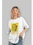 Freedom Is Not Free Ön Baskılı Beyaz Oversize T-Shirt Erkek Kadın Bisiklet Yaka 2