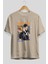 Shouyou Hinata 12 Anime Ön Baskılı Bej Oversize T-Shirt Erkek Kadın 2