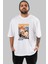 Shouyou Hinata 9 Anime Ön Baskılı Beyaz Oversize T-Shirt Erkek Kadın 1