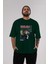 Nobara Kugisaki 6 Anime Ön Baskılı Zümrüt Yeşili Oversize T-Shirt Erkek Kadın 5