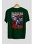 Guts Berserk Anime Arka Baskılı Zümrüt Yeşili Oversize T-Shirt Pamuk Erkek Kadın 2