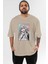 Marin Kitagawa 1 Anime Ön Baskılı Bej Oversize T-Shirt Erkek Kadın 1