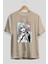 Marin Kitagawa 1 Anime Ön Baskılı Bej Oversize T-Shirt Erkek Kadın 2