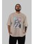 Marin Kitagawa 1 Anime Ön Baskılı Bej Oversize T-Shirt Erkek Kadın 4