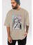 Marin Kitagawa 1 Anime Ön Baskılı Bej Oversize T-Shirt Erkek Kadın 5