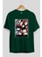 Bokunohero Anime Ön Baskılı Zümrüt Yeşili Oversize T-Shirt Erkek Kadın 2