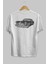 Hotrod Arka Baskılı Beyaz Oversize T-Shirt Erkek Kadın Bisiklet Yaka 2