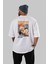 Shouyou Hinata 9 Anime Arka Baskılı Beyaz Oversize T-Shirt Pamuk Erkek Kadın 4
