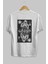 Stormtrooper Playing Card Arka Baskılı Beyaz Oversize T-Shirt Erkek Kadın Bisiklet Yaka 2