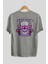 Rebel Squad Arka Baskılı Gri Oversize T-Shirt Unisex Erkek Kadın Bisiklet Yaka 2
