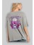 Rebel Squad Arka Baskılı Gri Oversize T-Shirt Unisex Erkek Kadın Bisiklet Yaka 3
