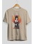 Kaguya Shinomiya 5 Anime Ön Baskılı Bej Oversize T-Shirt Erkek Kadın 2