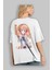 Chiyo Sakura 5 Anime Arka Baskılı Beyaz Oversize T-Shirt Pamuk Erkek Kadın 3