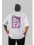 Hibiki 4 Anime Arka Baskılı Beyaz Oversize T-Shirt Pamuk Erkek Kadın 1